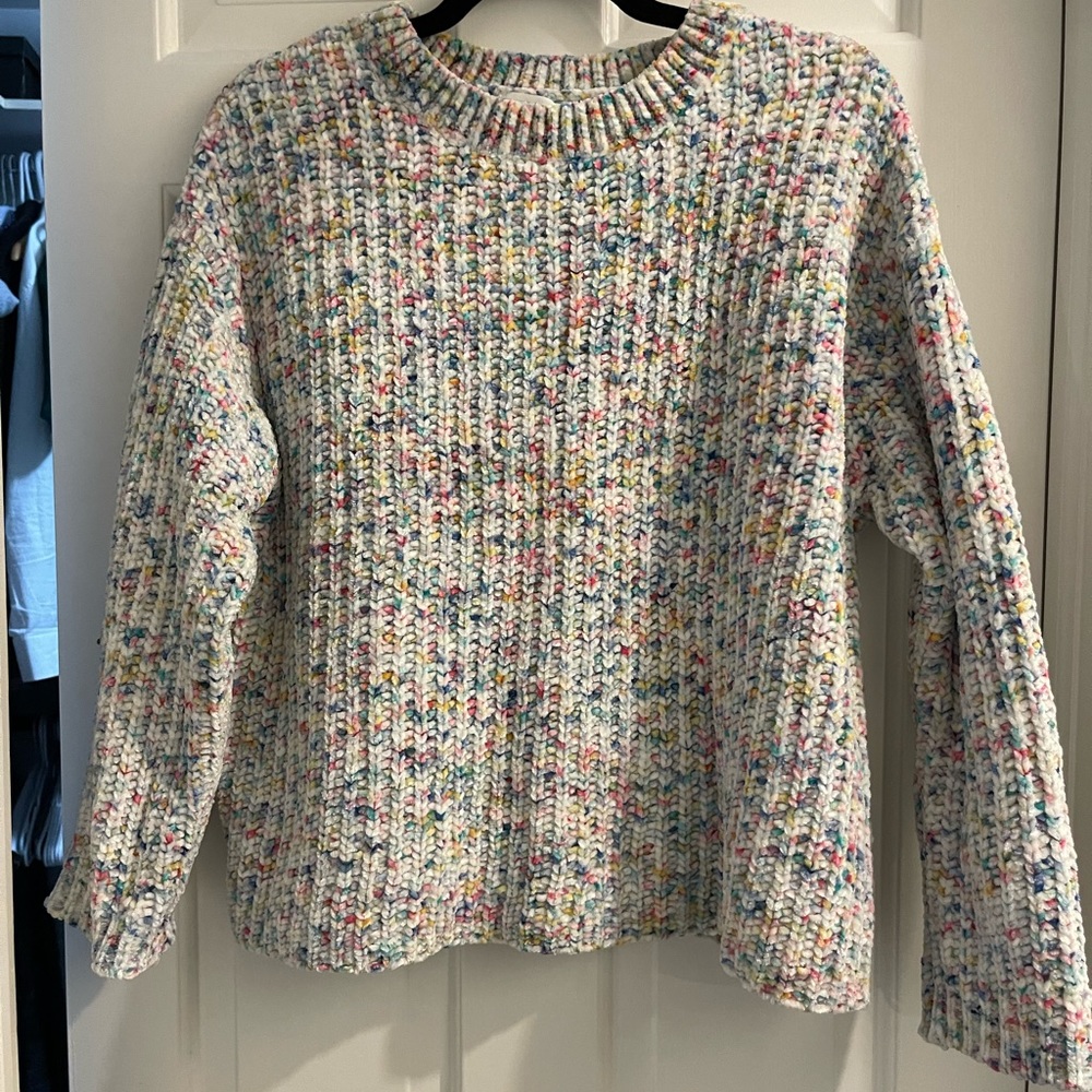 Zara Kids Rainbow Knit Sweater. Kids Size 13-14